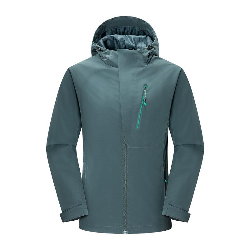 Autumn and Winter Outdoor Single-layer Jacket Men's, Jacket Trench Coat, Sports Outdoor Mountaineering Suit Single-punch Regular