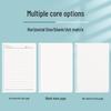 A5 Thickened PP Spiral Notebook - Business & Student Use with Creative Horizontal Lines