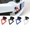 1pc ABS Triangle Car Tow Hook, Rear Bumper Trailer Sticker, Personality Auto Decorative Accessory, Car Stickers Decals