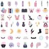 100 Sheets of Magician Witch Graffiti Stickers Suitcase Notebook Skateboard Mobile Phone Waterproof Decorative Stickers