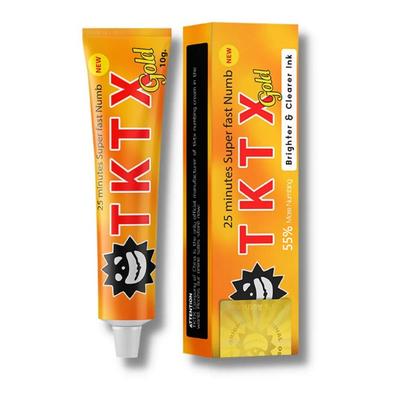 TKTX TATTOO Guld 55 % bedövande kräm (10 g)