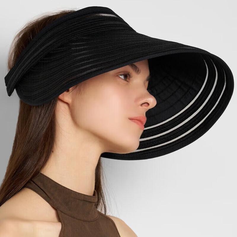 Женская широкополая открытая солнцезащитная кепка-козырек Kenmont 57cm