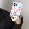 Cartoon Cute Hug Heart Dog Phone Case for iPhone 15 8 7 6 6S Plus X SE 2020 XR XS 14 11 12 13 Mini Pro Max Mobile Case