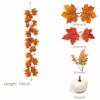 Bright Foliage Artificial Maple Leaf Garland Hanging Autumn Style Decorative Maple Leaf Vine Realistic Appearance