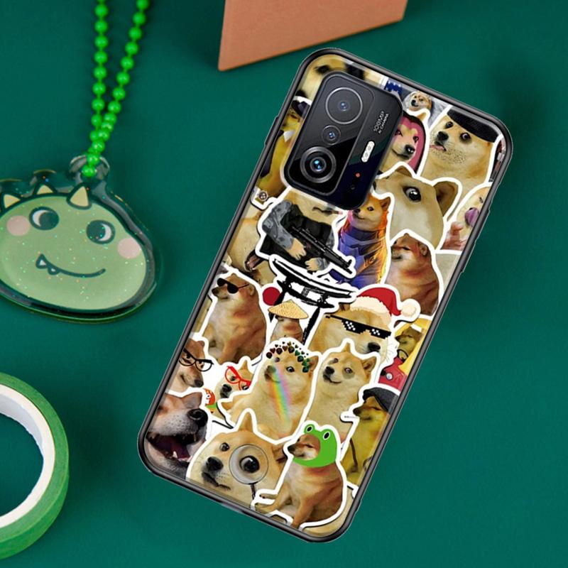 Doge Dog Cheems Meme Case For POCO F5 X5 X3 Pro X4 F4 GT F3 M5s C40 Cover For Xiaomi 13 12 Lite 11T 12T Pro 12X