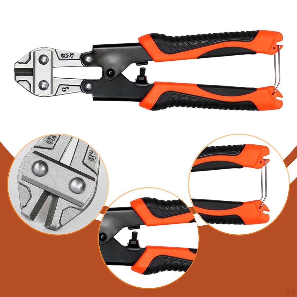 Mini Bolt Industrial Cutting Pliers Heavy Duty Comfortable Grip Easy to Use Small for Rods
