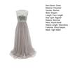 Damen Abendkleid Durchsichtiges Netz Glänzendes Pailletten-Patchwork Figurbetonte Taille Ärmellos Zum Ausgehen