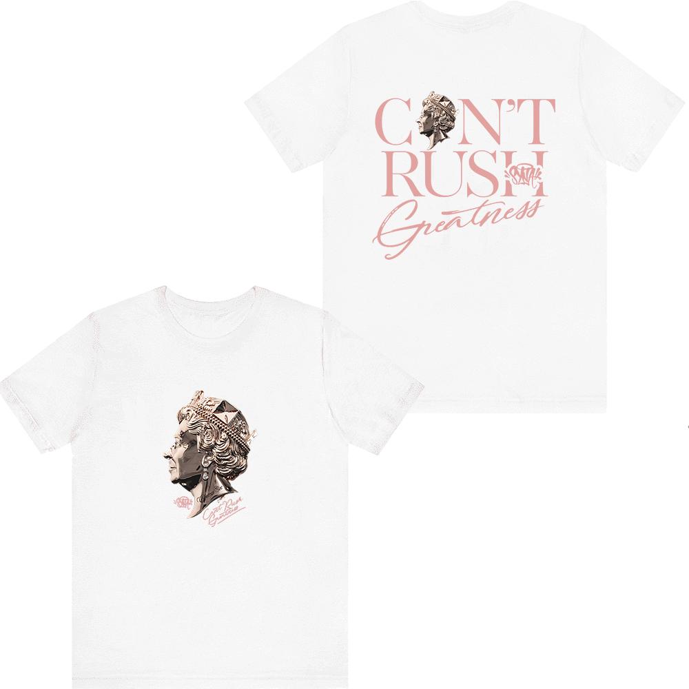 

Central CEE Merch Can Not Rush Greatness Album Print Tshirts Fashion Men Women Summer Short Sleeve Tshirts Holiday Clothes M