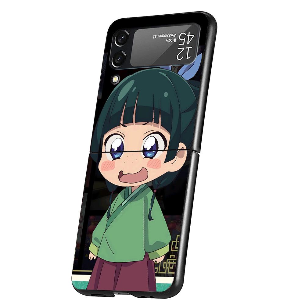 A-Apothecary D-Diaries Cute Cover Phone Case For Samsung Galaxy Z Flip 7 6 5 4 3 5G Flip7 Flip6 Flip5 Flip4 Flip3 Black Fundas S