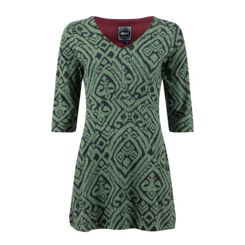 Weird Fish Womens/Ladies Arielle Printed Jersey 3/4 Sleeve Tunic Top