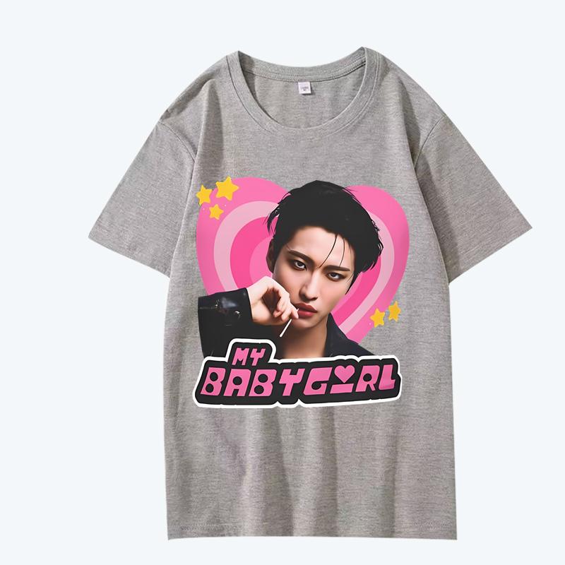 Ateez Seonghwa Magazine Y2k Babygirl T Shirt Unisex Women Oversized 100 Cotton Hot Sale Short Sleeve Summer Unisex Plus Size Tops