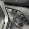 For Chevrolet Equinox 2025 2026 4PCS Black Stainless Steel Car Door Speaker Decoration Cover Trim Interior Accessories