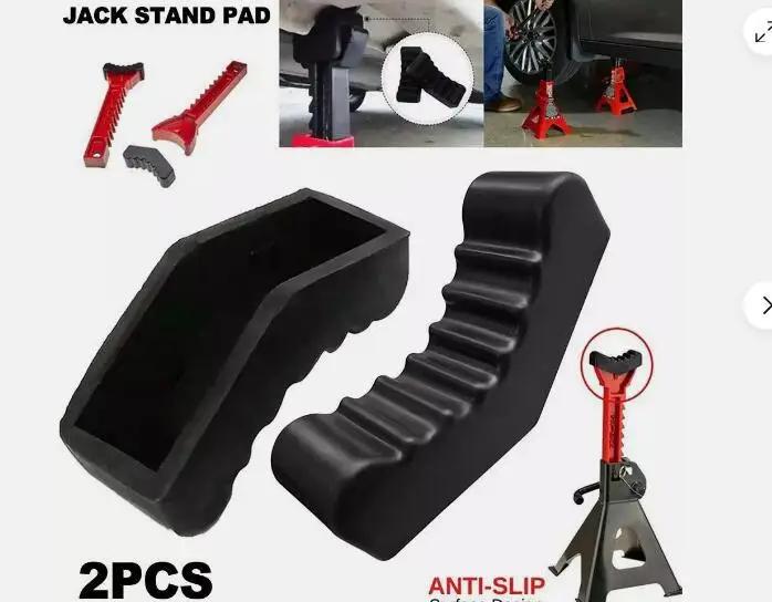 2025 Car Slotted Lift Jack Stand Rubber Pad Floor Adapter Rail Repair Pads 6ton Lifting Universal Tools Frame Safety
