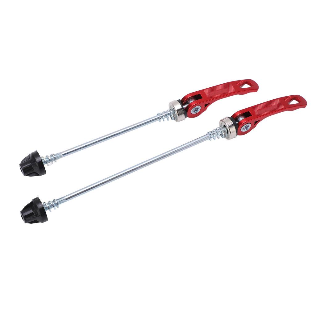 1 Pair Quick Release Bicycle Skewer Bike Wheel Hub Front and Rear Skewers Cycling ToolsRed