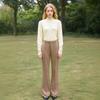 Jiabei Yifei Brand: Korean High-Waisted Micro-Flared Slimming Casual Pants for Autumn