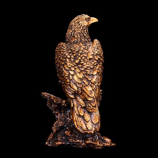 Decorative Mighty Eagle Figurine Bird of Prey Sculpture for Home Office Symbolic Eagle Statue Perfect Gift for Lovers Bird Patriotic Decor