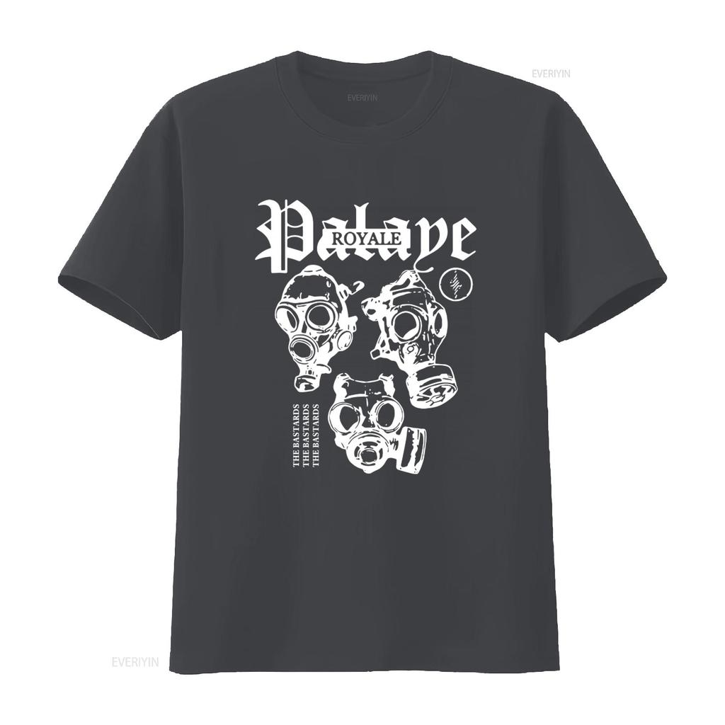 T-shirt Palaye Royale Stampa Maschera a Gas Stile Punk Rock Moda vintage Lavata Leggermente Morbida grafica streetwear moda Unisex