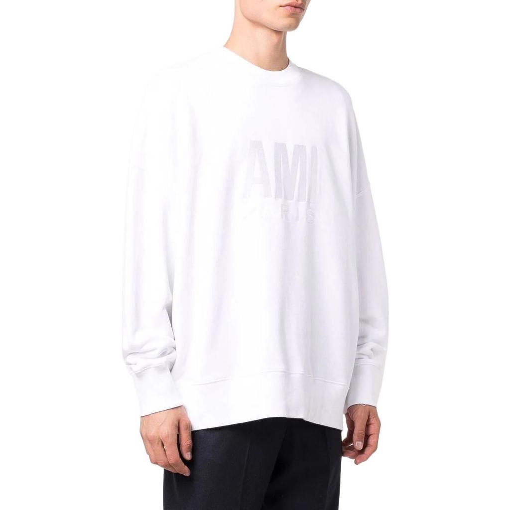 AMIPARIS Logo-print Cotton Sweatshirt USW003731-100