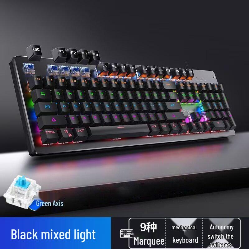 Universal Wired Business Keyboard & Mouse Set – Silent Office 3-Piece for PC, Laptop, Desktop
