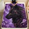 1Pc Mythicalcreatures Print Flannel Blanket, High Quality Comfortable for All Seasons, Home Decor, Warmth and Comfort, Perfect for Christmas Gifts
