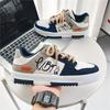 Men's Casual Platform Sneakers Lace Up Fashion Skateboard Shoes For Daily Wear