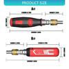 Screwdriver Bit Socket Set, Bendable Ratchet Screwdriver Set , Multipurpose Tool Kit for Home & Garage