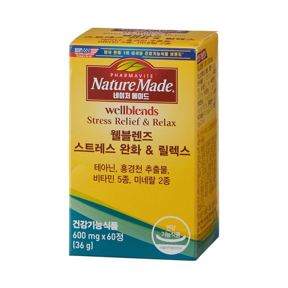 Nature Made Wellblens Stress Relief & Relax 36g 1 pcs 60 tablets