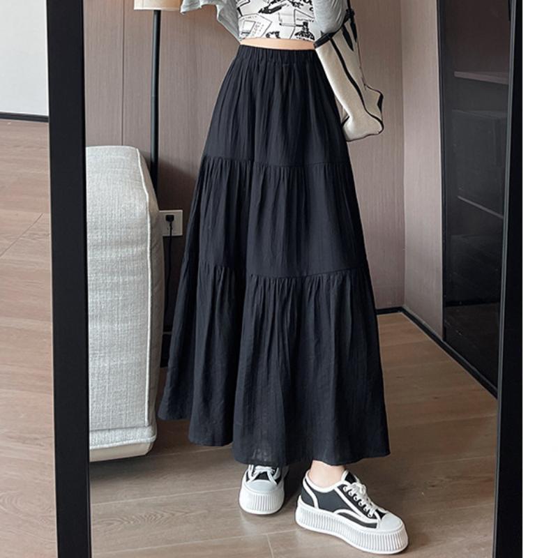 White Temperament Skirt for Women In Spring, Autumn and Winter New Style Small High-waisted Slim and Gentle Style Casual Skirt