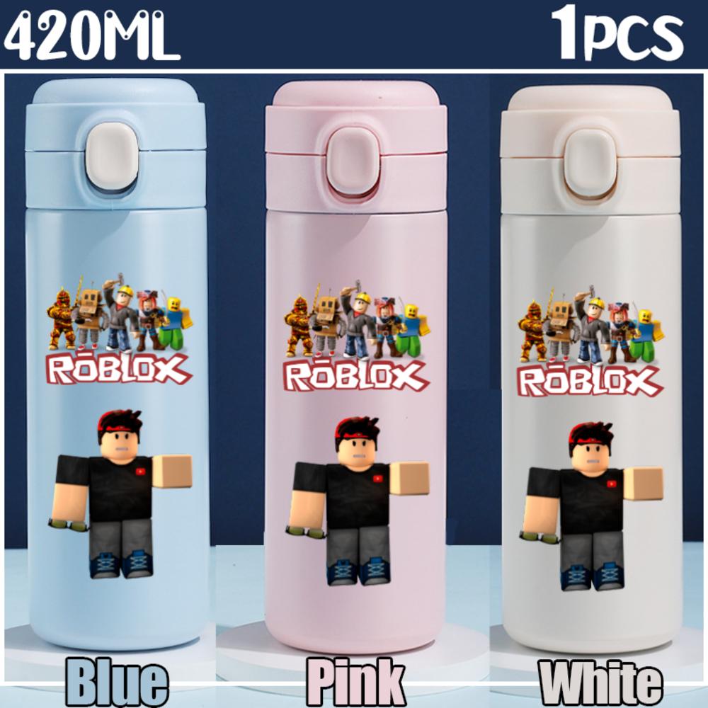 420ML Gourde Roblox Game Straight Drinking Cup Anime Water Bottle DynaBlocks 304 Stainless Steel Thermos Cup Holiday Gifts