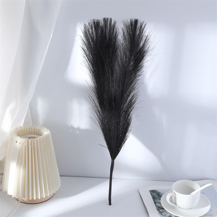 Classic Fireworks Reed Grass Wedding Decoration - 5-Prong Floral Arrangement Fake Flower Ornament