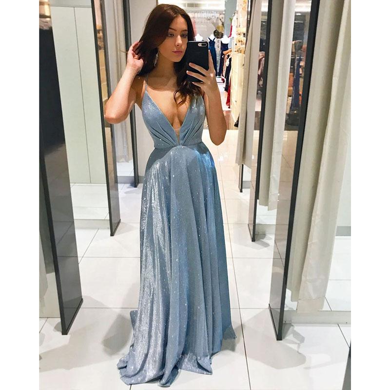 

Женское элегантное сетчатое платье с короткими рукавами и открытой спиной для невесты, длинное платье подружки невесты на свадьбу XL синий