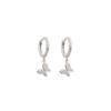 925 Silver Stud Earrings Vintage Butterfly Zircon Handmade Earrings Party Accessories Jewelry Gift