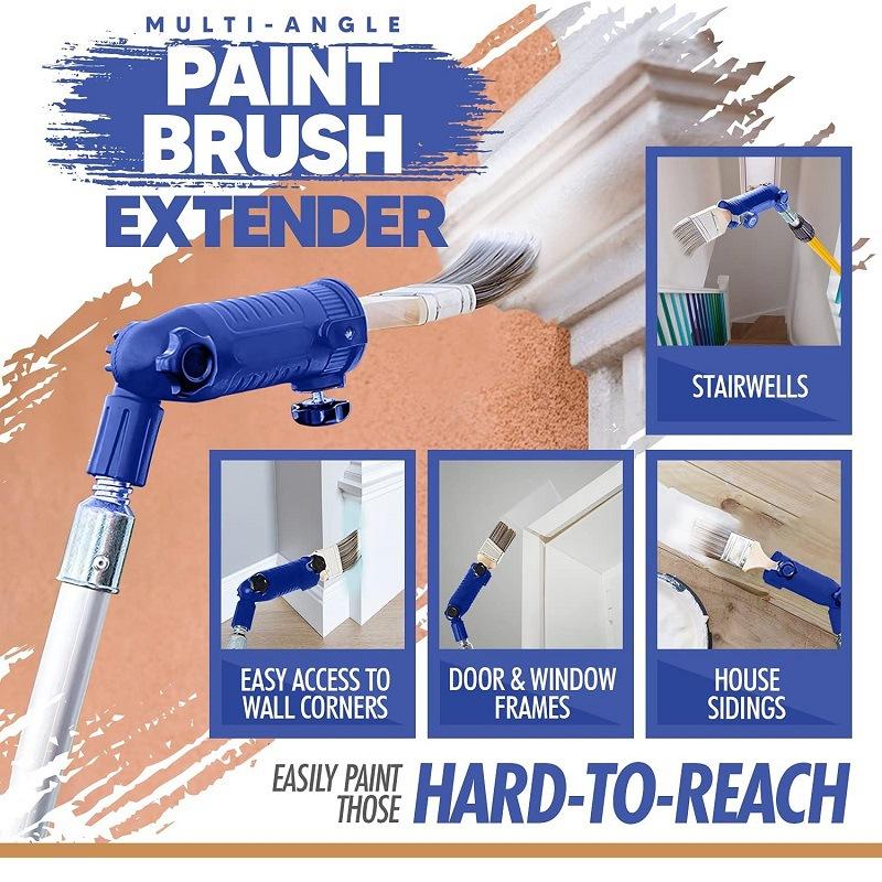1Pc Diy Multi-Angle Paint Brush Extender - Paint Edge Tool For Painting Walls, High Ceilings, Trim, Edges And Corners