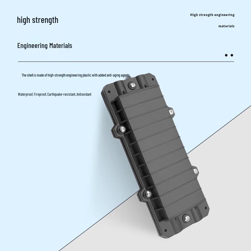 Outdoor Waterproof Fiber Optic Splice Enclosure (2 In/2 Out, D12 Core)