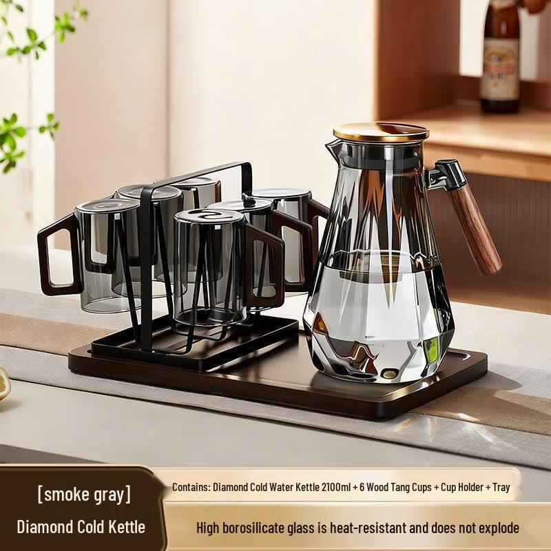 Qiwei Heat-Resistant Glass Cold Water Pitcher