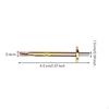 Zinc Coated Expansion Bolt, Concrete Wall Anchor, Strong Duty, 6mm Color 0.6*4cm 50pcs