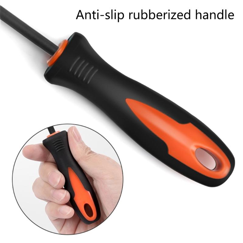 Professional Chainsaw File Set Strong Round Files 3.2mm 4.0mm 4.8mm 5.5mm Cut Chains Includes Storage for Sharpening