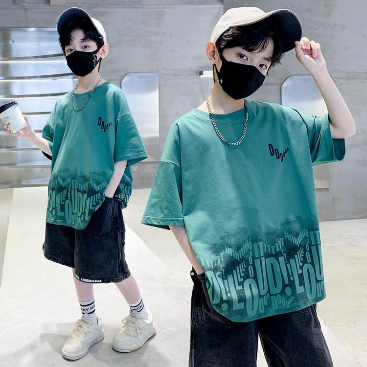 Boys' Summer Short-sleeved T-shirt