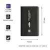 Qoltec Aluminiowa Obudowa/kieszeń Do Dysków HDD/SSD 2.5" SATA3 | USB 2.0 | Czarny