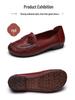 2025 Ethnic Style Handmade Genuine Leather Soft Bottom Shoes for Middle-Aged Women
