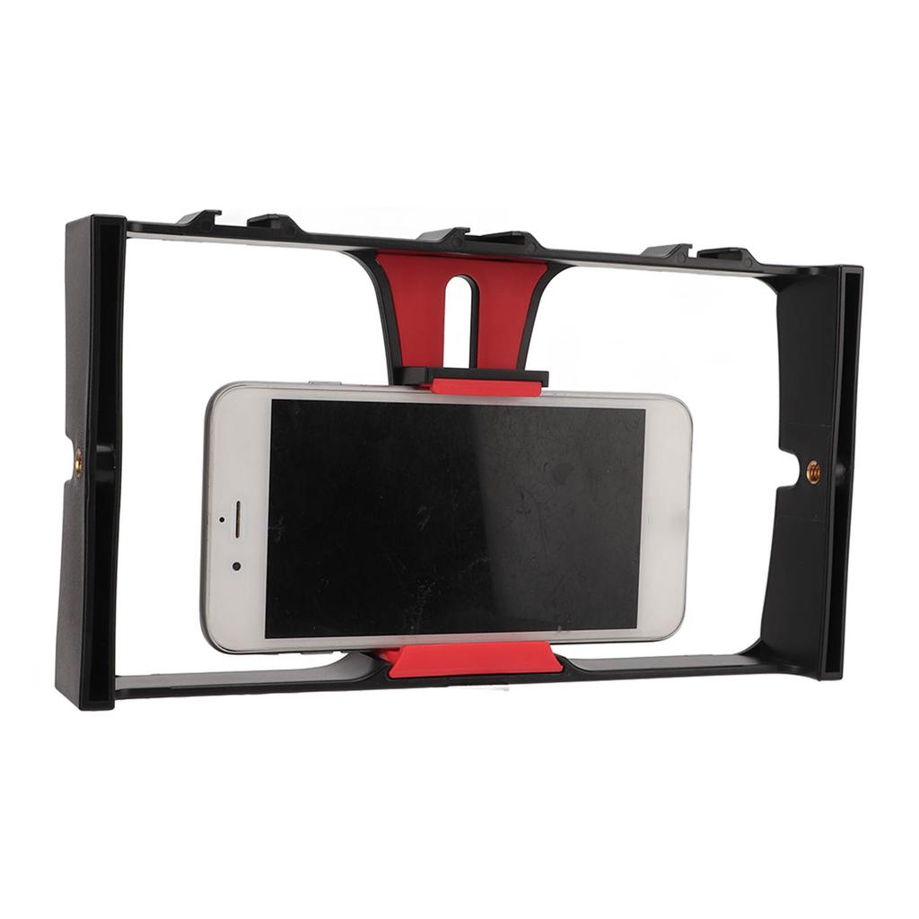 Phone Video Camera Cage ABS Portable Handheld Smartphone Video Stabilizer Rig for Livestreaming Vlog