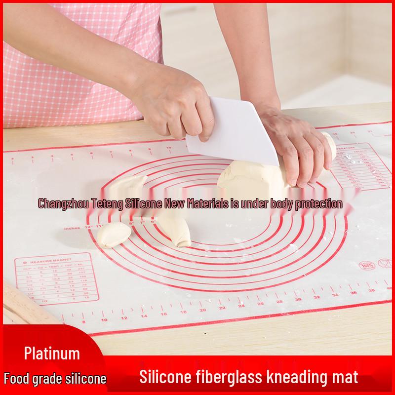 Platinum Silicone Non-Slip, Non-Stick, Heat-Resistant Baking & Rolling Pad