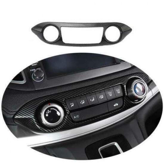 Fit For Honda CR-V EX Trim Center Console AC Switch Panel Carbon Fiber 2012-2016