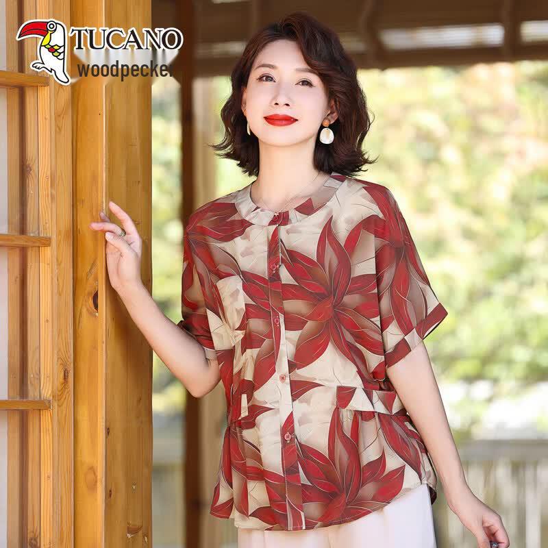 TUCANO Women s Summer Blouse Two-Piece Set XL