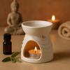 Oil Burner Geometric Ivory
