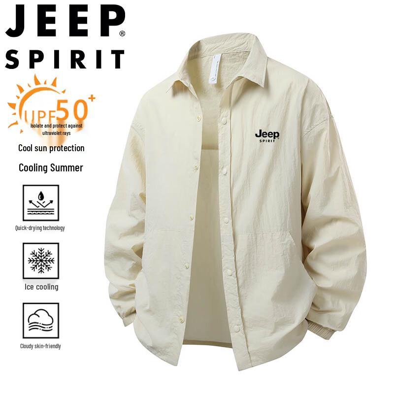 Jeep Spirit Men's Lightweight Sun Protection Jacket