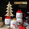 Limited Santa Claus Christmas Coffee Cup Gift Stylish Birthday Cute Carry Bag and Box Included [Christmas Edition] Set, Mug, Gift,