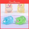 Adorable Glow-in-the-dark Pig Figurine Resin Craft For Diy Decor And Desktop Accents
