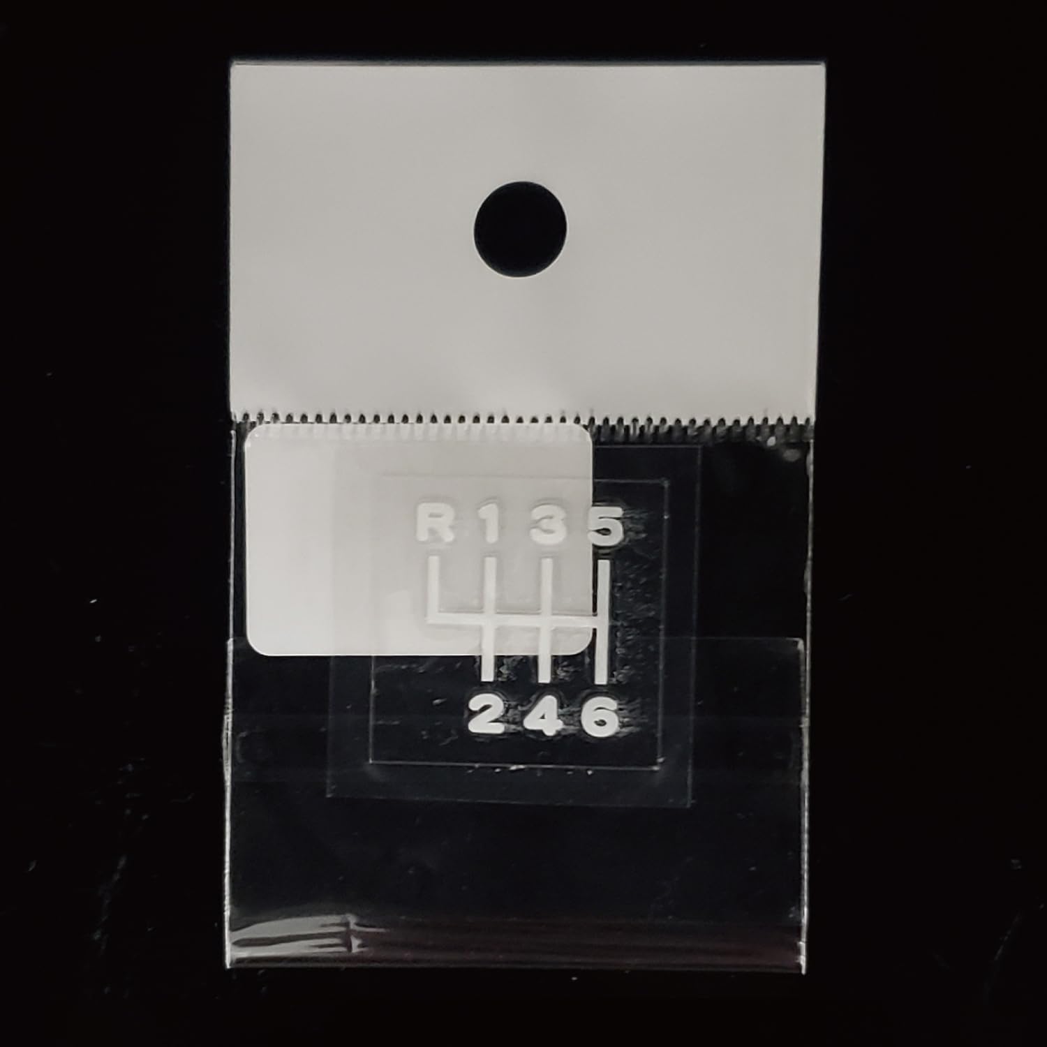 

Jet Inoue 503792 Наклейка со схемой переключения передач Kiri Character R135-6 Big Sam/F Condor белый