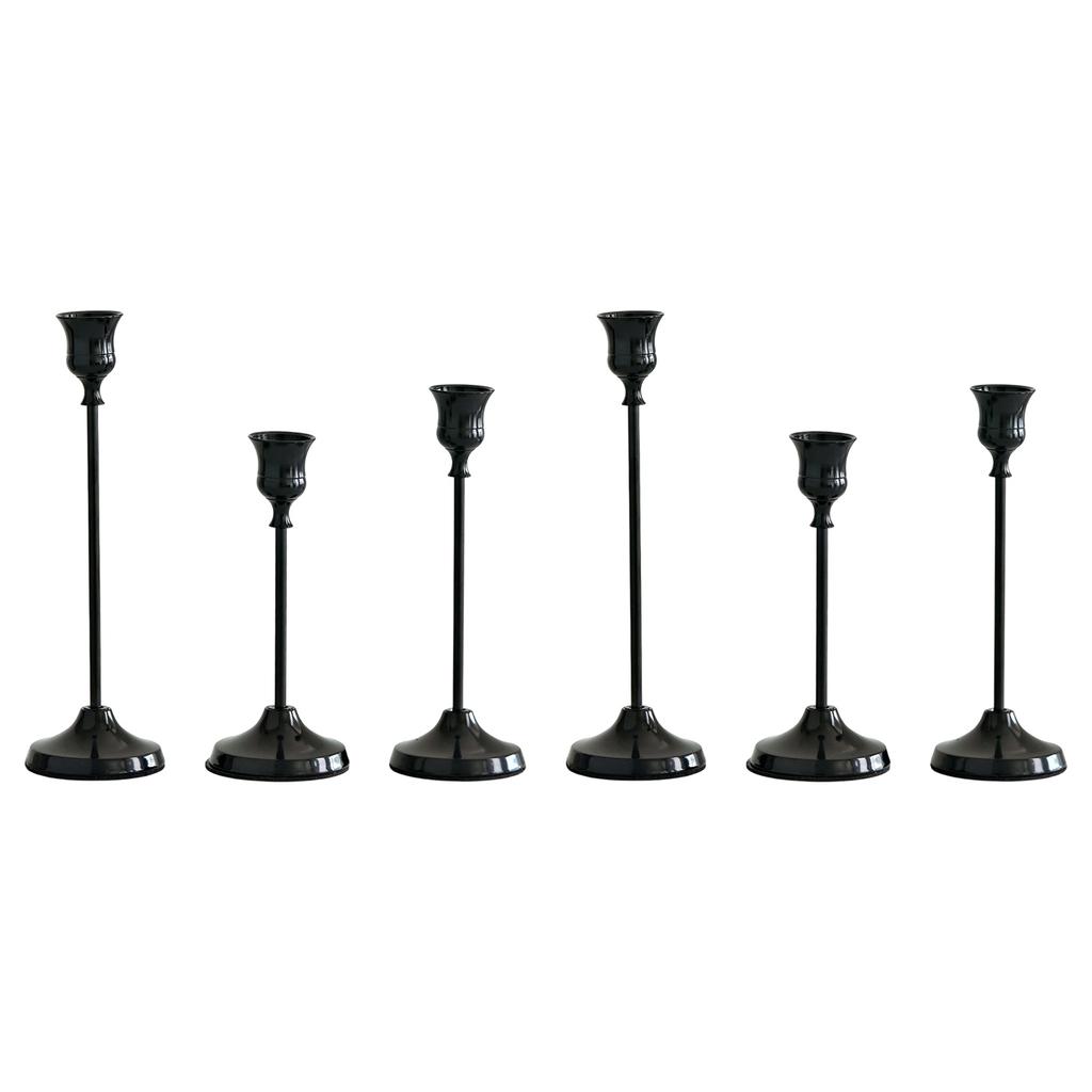 Retro Taper Candle Holders Iron Candlestick Holders for Home Dinning Table Centerpiece Wedding Holiday Party Chrismas
